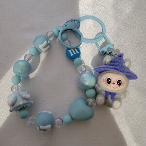THE MONSTERS Dangling LABUBU Charm keychain, mobile phone chain, bag chain  #1